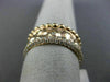 ESTATE 1.05CT DIAMOND 18KT ROSE GOLD PAVE ETOILE HAMMERED MILGRAIN ETERNITY RING