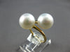 ESTATE LARGE AAA SOUTH SEA PEARL 14KT YELLOW GOLD CLASSIC CRISS CROSS LOVE RING