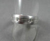 6mm HAND CRAFTED .30CT F VVS DIAMOND 14KT WHITE GOLD RING BAND AMAZING!!!!!!!!!!