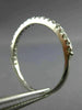 ESTATE .27CT DIAMOND 14K WHITE GOLD SEMI ETERNITY WEDDING ANNIVERSARY RING 25722