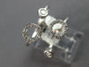 ESTATE WIDE .20CT DIAMOND 18K WHITE GOLD CLASSIC CIRCLE OF LIFE TENSION FUN RING