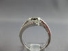 WIDE .53CT DANCING DIAMOND 14KT WHITE GOLD 3D ROUND SQUARE OCTAGON FUN RING