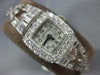 ANTIQUE HAMILTON 3.0CT DIAMOND PLATINUM 3D SQUARE MULTI SHAPE LADIES WATCH #2071