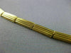 ESTATE WIDE 1.65CT DIAMOND 18KT TRI COLOR GOLD GRADUATING BAMBOO NECKLACE #21430
