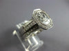1.75CT DIAMOND 14KT WHITE GOLD ROUND & BAGUETTE ENGAGEMENT/ANNIVERSARY RING SET