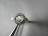 ESTATE .50CT DIAMOND 14KT WHITE GOLD FILIGREE BEZEL ENGAGEMENT RING G/VS