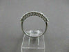 ESTATE .30CT DIAMOND 14K WHITE GOLD SPLIT CHANNEL WEDDING ANNIVERSARY RING #1638