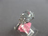 GIA 2.46CT WHITE & GRAY DIAMOND 18KT WHITE GOLD CUSHION & TRILLION 3 STONE RING