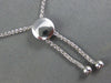 WIDE 2.0CT DIAMOND 14KT WHITE GOLD ROUND SEMI BEZEL ADJUSTABLE TENNIS BRACELET