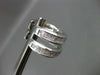 ESTATE WIDE 1.40CT PRINCESS DIAMOND 14KT WHITE GOLD HOOP HUGGIE EARRINGS #19800