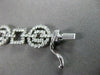 ESTATE WIDE 2.63CT DIAMOND 14KT WHITE GOLD CIRCLE & SQUARE BRACELET BEAUTIFUL!!