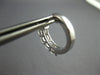 ESTATE SMALL 1.43CT DIAMOND 14KT WHITE GOLD SHARED PRONG 5 STONE HUGGIE EARRINGS