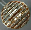 ESTATE LARGE .86CT DIAMOND 14KT ROSE GOLD 3D MULTI ROW OPEN FILIGREE FUN RING