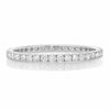 ESTATE .53CT DIAMOND 14KT WHITE GOLD ROUND ETERNITY SHARE PRONG ANNIVERSARY RING