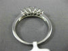 ESTATE .80CT DIAMOND 14KT WHITE GOLD 3D 5 STONE PRINCESS WEDDING ENGAGEMENT RING