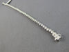 ESTATE 1.52CT DIAMOND 14KT WHITE GOLD 3D CLASSIC ROUND FUN TENNIS BRACELET