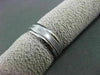 ESTATE WIDE 14KT WHITE GOLD 3D PLAIN CLASSIC WEDDING ANNIVERSARY BAND RING #2892