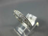ESTATE .35CT DIAMOND 14KT WHITE GOLD ROUND HEART FILIGREE ANNIVERSARY RING #1208