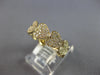 WIDE .29CT DIAMOND 14KT YELLOW GOLD MULTI HEART SEMI ETERNITY ANNIVERSARY RING