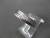 ANTIQUE WIDE 14K WHITE GOLD 3D FILIGREE ETERNITY WEDDING ANNIVERSARY RING #18941