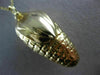 ANTIQUE LARGE 14K YELLOW GOLD CLASSIC CORN STALK HUSK PENDANT #20849