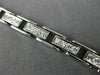 ESTATE WIDE 2.75CT ROUND DIAMOND 18K WHITE GOLD 3D TENNIS TOGLE BRACELET #21567