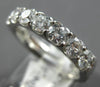 WIDE 1.30CT DIAMOND 14K WHITE GOLD 3D ROUND COMFORT FIT WEDDING ANNIVERSARY RING