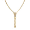 LARGE 6.87CT DIAMOND 18KT YELLOW GOLD 3D MULTI ROW LARIAT ZIPPER TENNIS NECKLACE