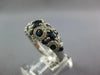2.37CT DIAMOND & AAA SAPPHIRE 14K WHITE GOLD MULTI CIRCULAR ANNIVERSARY FUN RING