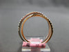 ESTATE .46CT DIAMOND 14KT WHITE & ROSE GOLD 3D CRISS CROSS X INFINITY LOVE RING