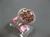 LARGE 2.21CT WHITE & PINK DIAMOND 18KT WHITE & ROSE GOLD 3D MULTI SHAPE FUN RING