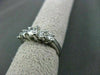 ESTATE .78CT DIAMOND LUCIDA 5 STONE 14KT WHITE GOLD ENGAGEMENT RING STUNNG 16301