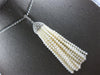 EXTRA LARGE & LONG .51CT DIAMOND & AAA SOUTH SEA PEARL 18KT WHITE GOLD NECKLACE