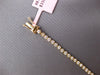 ESTATE 1.0CT DIAMOND 14KT ROSE GOLD 3D CLASSIC 2MM LOVE TENNIS BRACELET