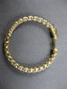 LARGE 4.2CT DIAMOND 18KT YELLOW GOLD 3D ROUND INSIDE OUT HOOP HANGING EARRINGS