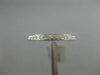 ESTATE .11CT DIAMOND 14KT WHITE GOLD 3D CLASSIC ROUND WEDDING ANNIVERSARY RING