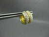 ESTATE .35CT DIAMOND 14KT YELLOW GOLD CLASSIC CHANNEL HUGGIE EARRINGS #18341