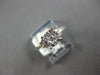 .33CT DIAMOND 18KT WHITE GOLD 3D CLASSIC ROUND CLUSTER ILLUSION ENGAGEMENT RING