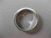 ESTATE WIDE 0.46CTW DIAMOND 14KT WHITE GOLD 2 ROW ETOLIE MENS RING UNIQUE #17315