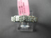 ESTATE .66CT DIAMOND 18KT WHITE GOLD ROUND & PRINCESS INVISIBLE ANNIVERSARY RING