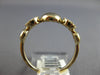 ESTATE .16CT DIAMOND 14KT YELLOW GOLD 3D ROUND CLUSTER FLOWER FUN RING