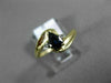 .52CT DIAMOND & AAA SAPPHIRE 14K YELLOW GOLD PEAR SHAPE INFINITY PROMISE RING