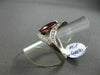 ESTATE LARGE 1.61CT DIAMOND & AAA RUBY PLATINUM MARQUISE & ROUND RING AMAZING!!