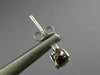 ESTATE 2.01CT DIAMOND & AAA GARNET 14KT WHITE GOLD 3D OVAL HALO STUD EARRINGS