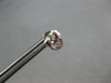ESTATE .58CT DIAMOND 18K WHITE GOLD ROUND CLUSTER FLOWER TEAR DROP STUD EARRINGS