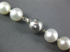 .07CT DIAMOND & AAA SOUTH SEA PEARL & AAA TAHITIAN PEARL 14K WHITE GOLD NECKLACE