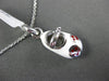ESTATE 14KT WHITE GOLD 3D RED & WHITE ENAMEL HAPPY SMILEY FACE BABY SHOE PENDANT