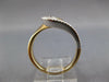 ESTATE .50CT DIAMOND 14K YELLOW GOLD SOLITAIRE LOVE KNOT FRIENDSHIP PROMISE RING