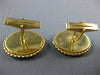 LARGE AAA CARNELIAN STONE 14KT YELLOW GOLD HANDCRAFTED ROMAN SOLDIER CUFFLINKS