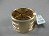ESTATE LARGE 2.47CTW WHITE & FANCY DIAMOND 14KT ROSE GOLD 3D TREE OF LIFE RING